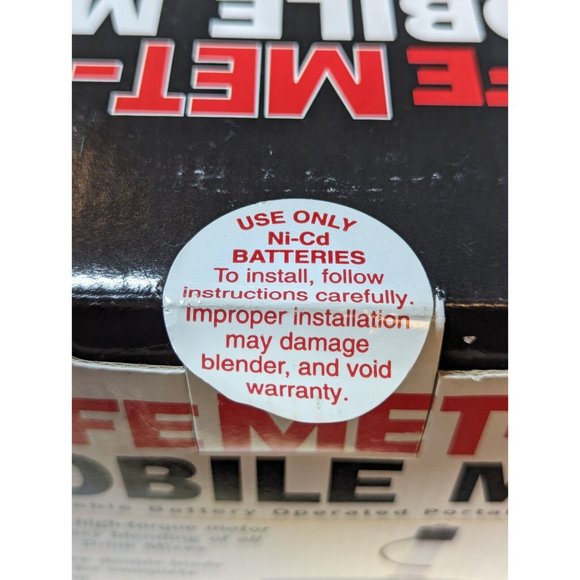 Portable Blender Cafe Met RX Rechargeable Battery Operated - Picture 2 of 3